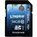 Фото Карта памяти Kingston Elite SDHC 16GB Class 10 UHS-I (SD10G3/16GB)