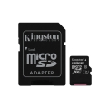 Фото Flash память Kingston MicroSDHC/MicroSDXC 128GB Class 10 UHS-I + SD адаптер (SDC10G2/128GB)