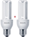 Фото Комплект энергосберегающих ламп Philips E27 14W 6500K Genie (1+1) (8717943898596)