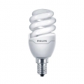 Фото Энергосберегающая лампа Philips E14 8W 220-240V WW 1PF/6 Tornado T2 mini (929689174303)